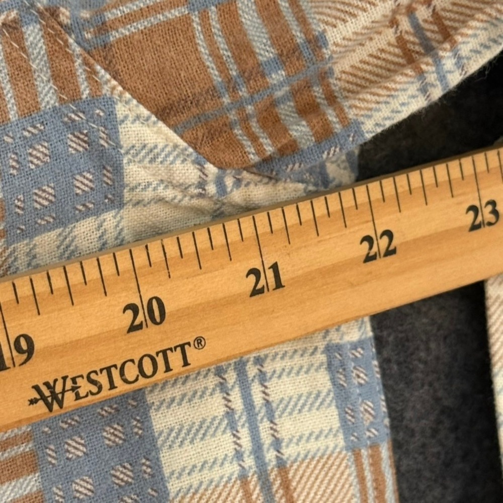 Buck Mason Men Amberwave Plaid Case Study Camp Shirt Long Sleeve M Americana NWT - Picture 11 of 12
